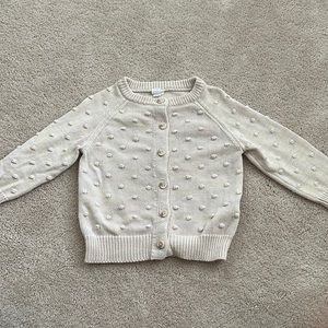Jamie Kay Dotty Cardigan in Fairy Dust in size 4